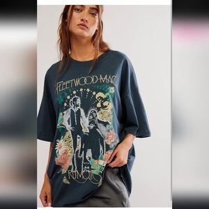 NWT Daydreamer Fleetwood Mac Rumours Tee Vintage Black OS
